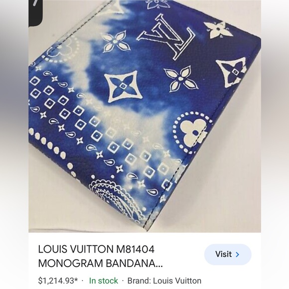 Louis Vuitton Bandana Monogram Leather Slender Wallet - Picture 11 of 13